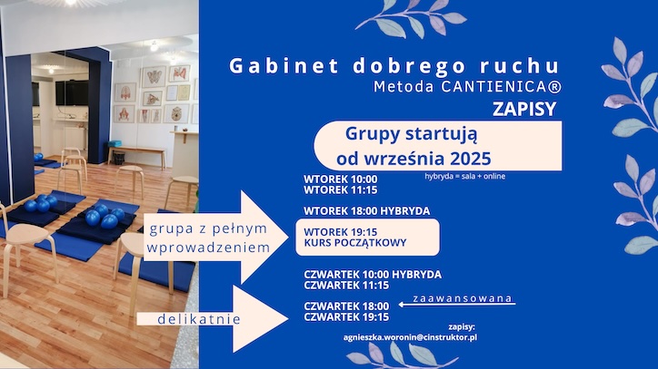 cykl CANTIENICA TRENING DNA MIEDNICY